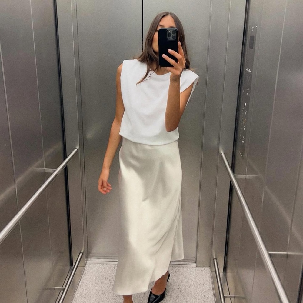 Zara Silk Maxi Dress